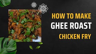 Simple Ghee Roast Chicken Fry weightgainingfood food simplechicken amaran [upl. by Astrid]