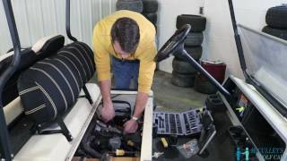 How to Change the Fuel and Air Filters on a Club Car DS 2004  McCulleys Golf Cars [upl. by Togram]