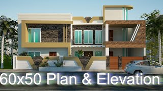 60x50 house plan  60 by 50 ghar ka naksha Plan55 [upl. by Perkins]