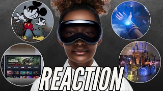 Disney Collabs with Apple on Vision Pro Presentation Reaction [upl. by Lilia874]