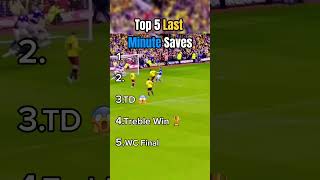 Top 5 Insane LastMinute Saves by Goalkeepers😱🧤football soccershorts shorts fyp [upl. by Ynatsed]