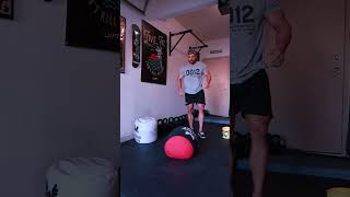 Sandbag work🦾 sandbagtraining functionalstrength strength [upl. by Rap]