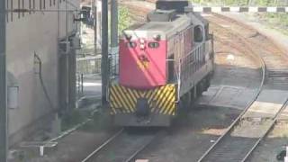 The shunting engine GM EMD G16 58 Gordon Graham shunting in Hung Hom Freight yard [upl. by Sherar]