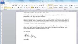 How to Create Digital Signature in Word [upl. by Cher]