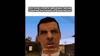 Tag them😭🤣 pov fingers counting english test englishtest fypyoutube shorts [upl. by Rahab]