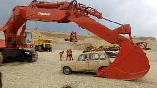 trip to FRANCE to see a POCLAIN 1000 the worlds largest excavator 1973 two V12 Deutz engines 190T [upl. by Alial]