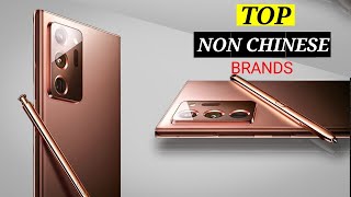 Top quotNon Chinesequot Smartphone Brand in india  Non Chinese Mobile Phones 2020 [upl. by Furgeson]