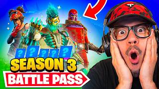 NEW Season 3 BATTLE PASS in Fortnite Magneto [upl. by Akkeber544]