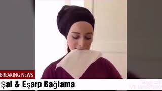 ÖNÜ GÜZEL DURAN EŞARP NASIL BAĞLANIR  YENİ EŞARP BAĞLAMA MODELLERİ  Hijab Tutorial [upl. by Schram140]