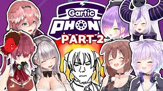 【ALL POV】Gartic Phone Collab Highlights  2nd Round【GARTIC PHONE】 [upl. by Goode]