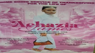 Home going Service Of Thanksgiving for The Life Of Achazia James [upl. by Laney]