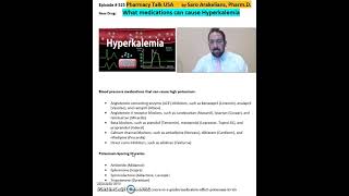 What medications can cause Hyperkalemia [upl. by Inohs437]