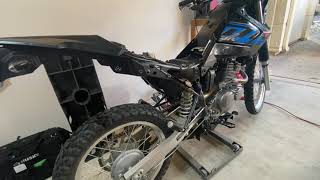 DR200 Custom Exhaust Fail [upl. by Nohsreg]