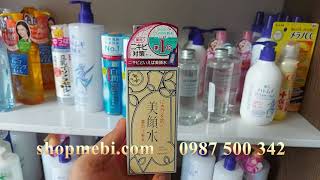 Review Nước hoa hồng trị mụn Meishoku 90ml Nhật Bản [upl. by Caldeira]