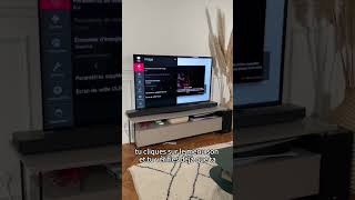 Régler sa barre de son avec sa TV LG OLED  astuce lgoledtv lg [upl. by Stead]