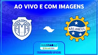 JOGO COMPLETO MONTE AZUL X SÃO JOSÉ  RODADA 8  PAULISTÃO A2 SICREDI 2024 [upl. by Ennayr]