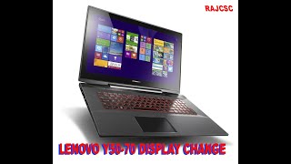 LENOVO Y5070 LCD SCREEN CHANGE [upl. by Kraul]