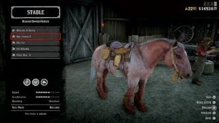 RDR2 online new update Nacogdoches saddle is the best saddle [upl. by Eedyah]