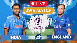 🔴 Live India Vs England world cup match  IND Vs ENG Live Score  Star Sports cricketworldcup2023 [upl. by Nodnrb]