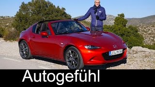 Mazda MX5 RF Miata Fastback FULL REVIEW test driven new ND hardtop 20182017 neu [upl. by Eelyac]