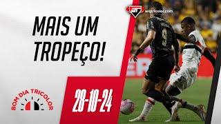 Desempenho oscilante e FALHA GIGANTE geram novo tropeço e São Paulo cai na tabela  Bom Dia Tricolor [upl. by Mcgray]