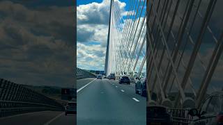 Queensferry Crossing Bridge😊😊shortvideo youtubeshorts ytshorts travel happy uk family [upl. by Kacie828]