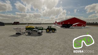 Planting Row Crop Soybeans with the ScubaSquad  Farming Simulator 22 [upl. by Aran]