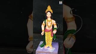 quotPainting a Small Kartik Idol Made of Clay  Complete Coloring Processquot clayidol art statue [upl. by Jo Ann]