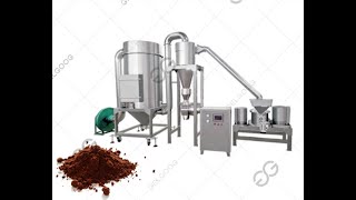 Alkalized Cocoa Powder Ultrafine Grinding Equipment [upl. by Silletram]