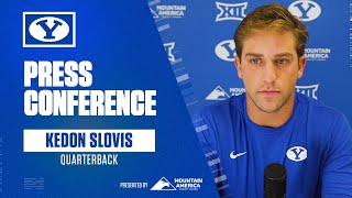 Kedon Slovis  BYU Football  Media Availability  Cincinnati  September 25 2023 [upl. by Claiborne288]