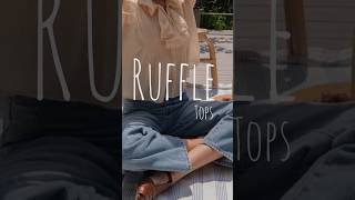 Flipkart ruffle tops haul flipkart fashion top [upl. by Lein958]