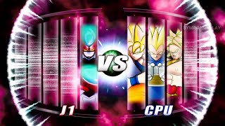 Dragon Ball Raging Blast 2 Hatchiyack vs Saiyans [upl. by Dalli966]