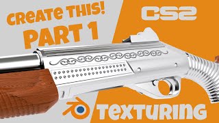 CS2 Skin Creation Tutorial 1 Resources  Texturing [upl. by Cornwall]