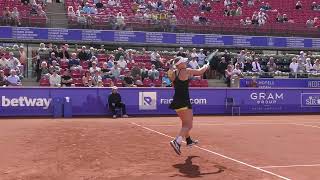 Rebecca Peterson Courtview Båstad WTA125K 4K [upl. by Orgalim]