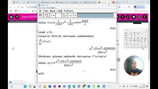 Ääriarvotehtävä laskimella [upl. by Euqinitram]