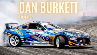 Dan BURKETT  Every 2022 Formula Drift Battle Runs  Ranked 18 [upl. by Eyak]