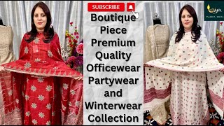 251124🌸Order7015950491 Unique amp Beautiful Officewear Winterwear amp Partywear Suits 🌸 [upl. by Abdul61]