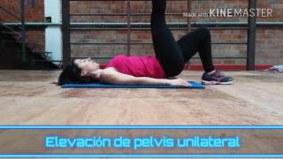 Elevación de pelvis unilateral [upl. by Aicirtan]