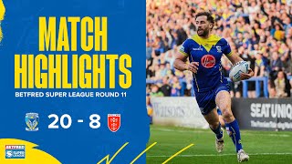 Highlights R11  Warrington Wolves v Hull KR [upl. by Yasnil]