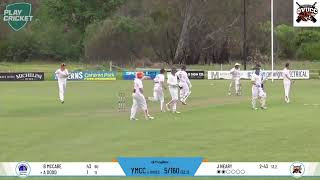 James Nearys 5 wickets against YarrawongaMulwala CC [upl. by Mahla]