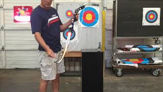 How to setup and tune an Olympic Recurve bow Part 1 [upl. by Shuman430]