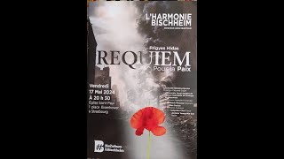 Requiem for peace  Frigyes Hidas  Direction Aimé Bastian  Eglise SaintPaul Strasbourg [upl. by Langsdon]