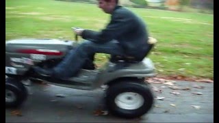 CRAFTSMAN Racing Lawn Mower LT2000part 3 of 3 [upl. by Leinehtan]