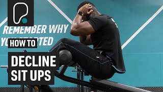 How To Do Decline Sit Ups [upl. by Yoshio]