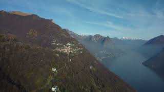 MONTE BRE LUGANO  SWITZERLAND  DJI MINI 2 4K DRONE VIDEO [upl. by Nylemaj]