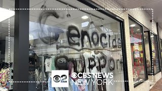 Westchester County storefronts defaced with antisemitic graffiti [upl. by Bibi958]