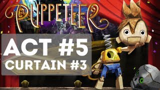 Puppeteer  Gameplay Story Walkthrough Part 15  Act 5  Curtain 3 HD Fear of the Dark [upl. by Lotti7]