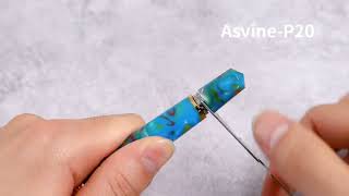 How to disassemble Asvine fountain pen with wrench [upl. by Paterson]