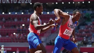 US DOMINATES Mens 4x400 Relay FINAL  Tokyo 2024 Highlights [upl. by Yetty320]