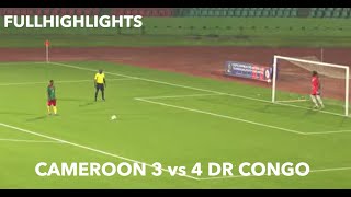 Cameroon 3 vs 4 DR Congo UNIFFAC U20 Africa Nations 2025 Qualifiers Penalties Highlights amp Goals [upl. by Mariellen]